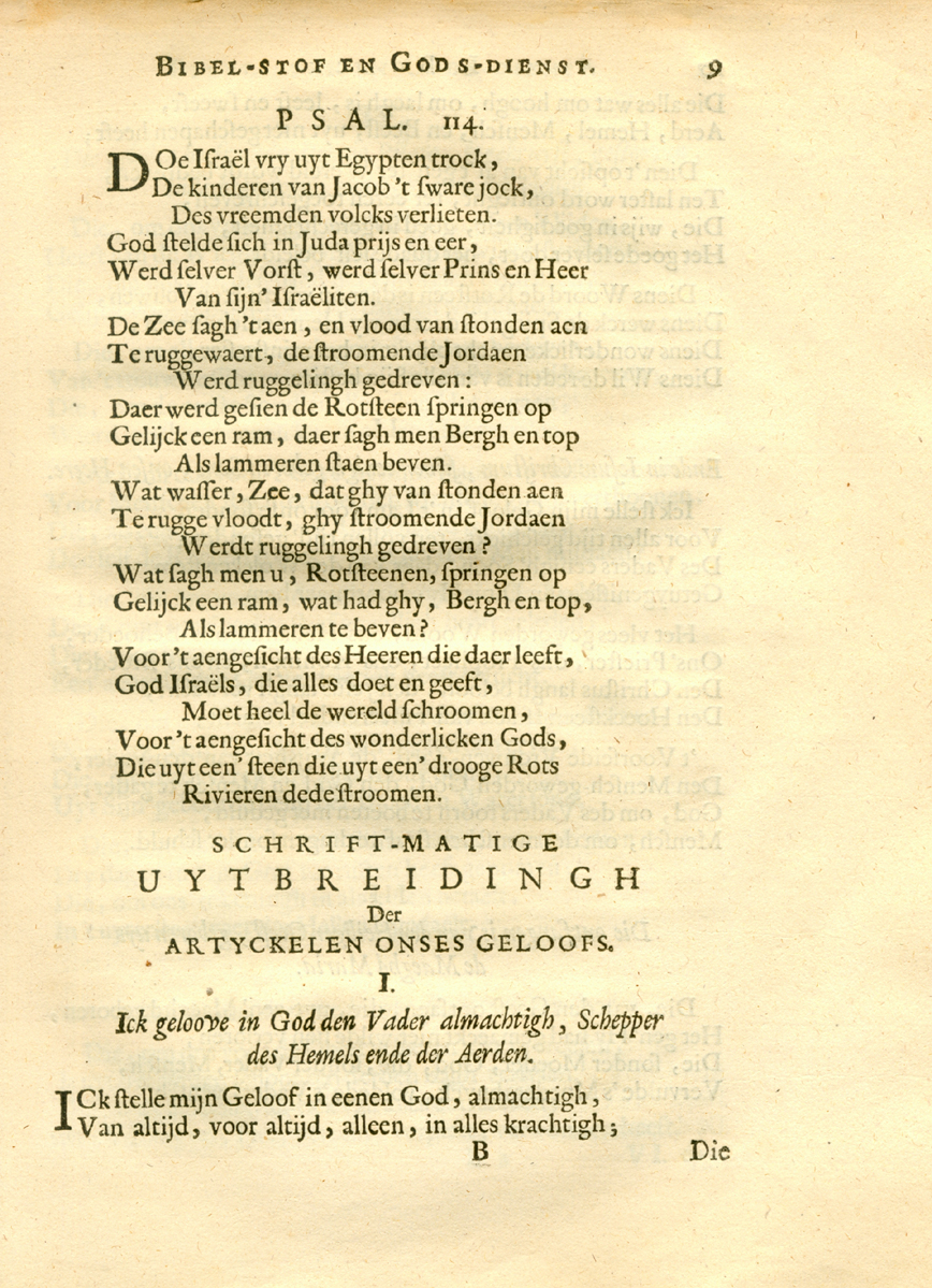Korenbloemen 1672, deel 1, p. 9