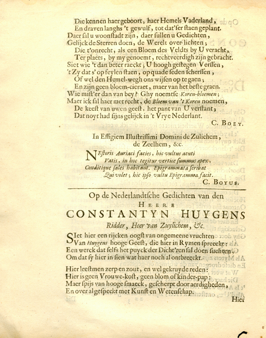 Korenbloemen 1672, deel 1, fol. *