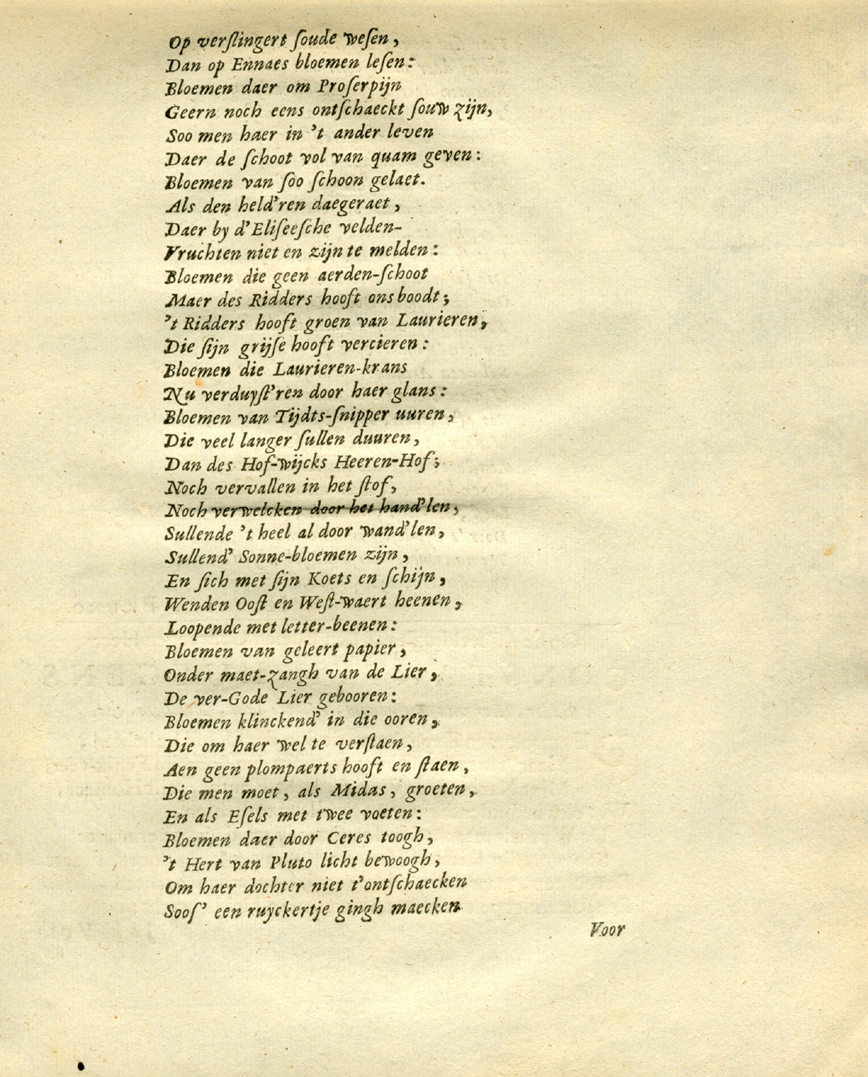 Korenbloemen 1672, deel 1, fol. ***4r
