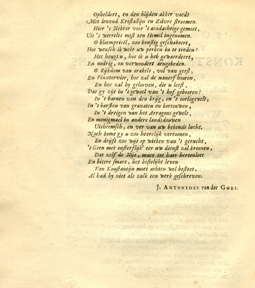 Korenbloemen 1672, deel 1, fol. ****4v