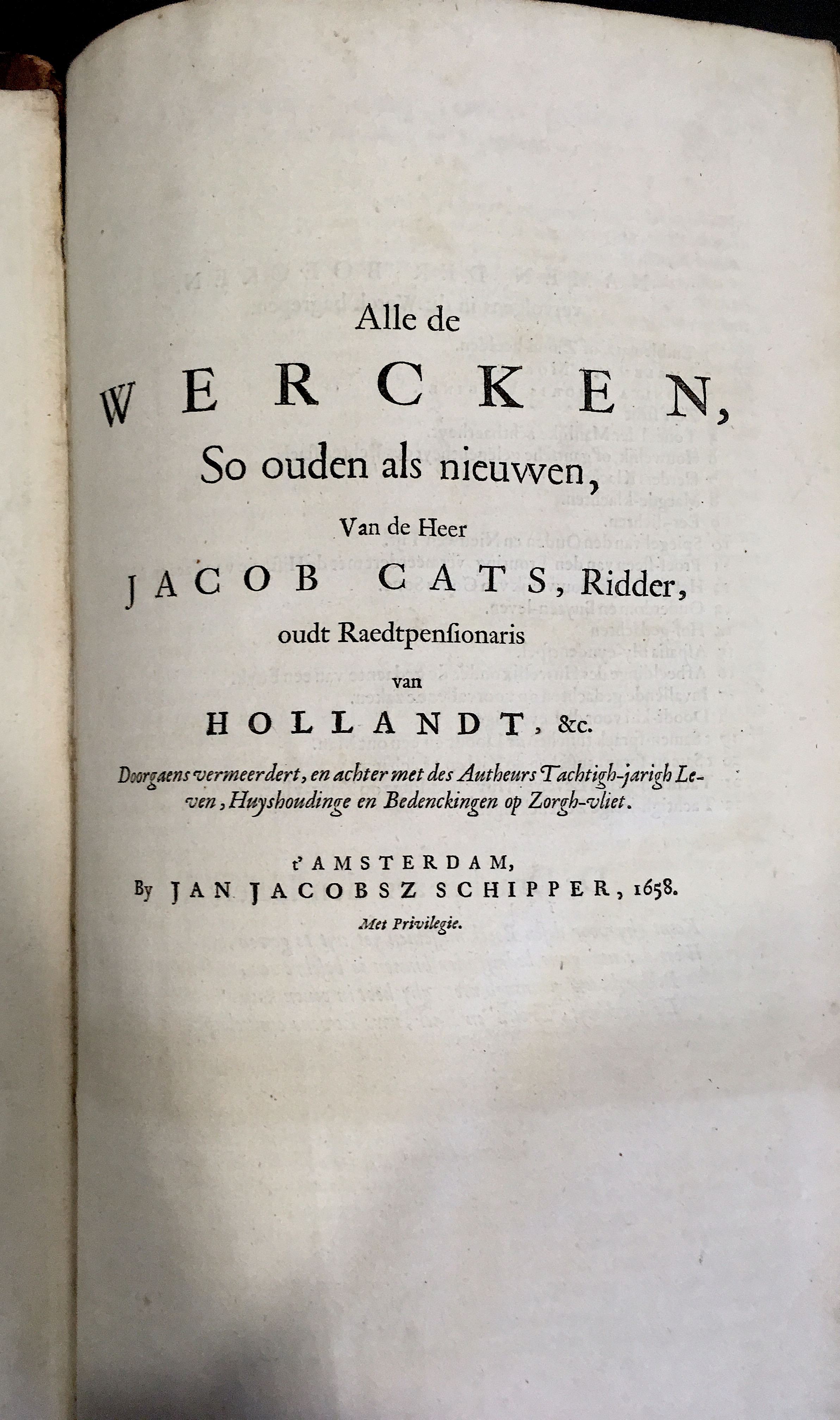 TitelCatsWercken1658