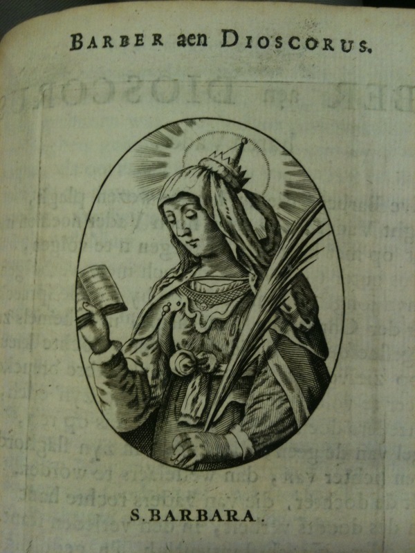Heilige Barbara bij Vondel